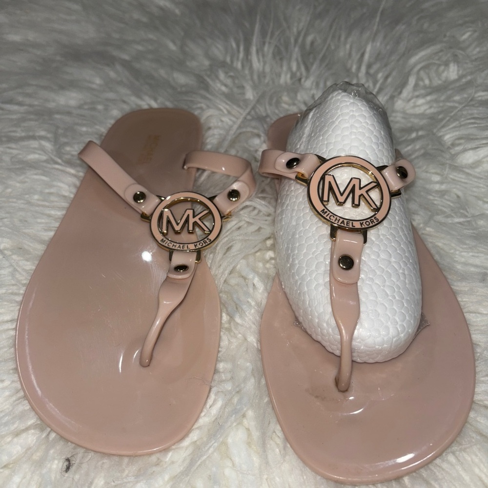 Michael Kors Blush Sandals with Logo
